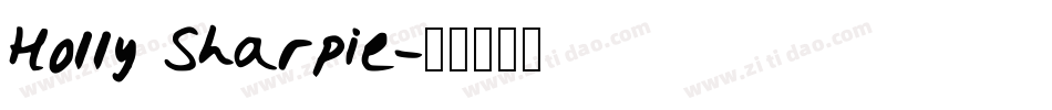 Holly Sharpie字体转换